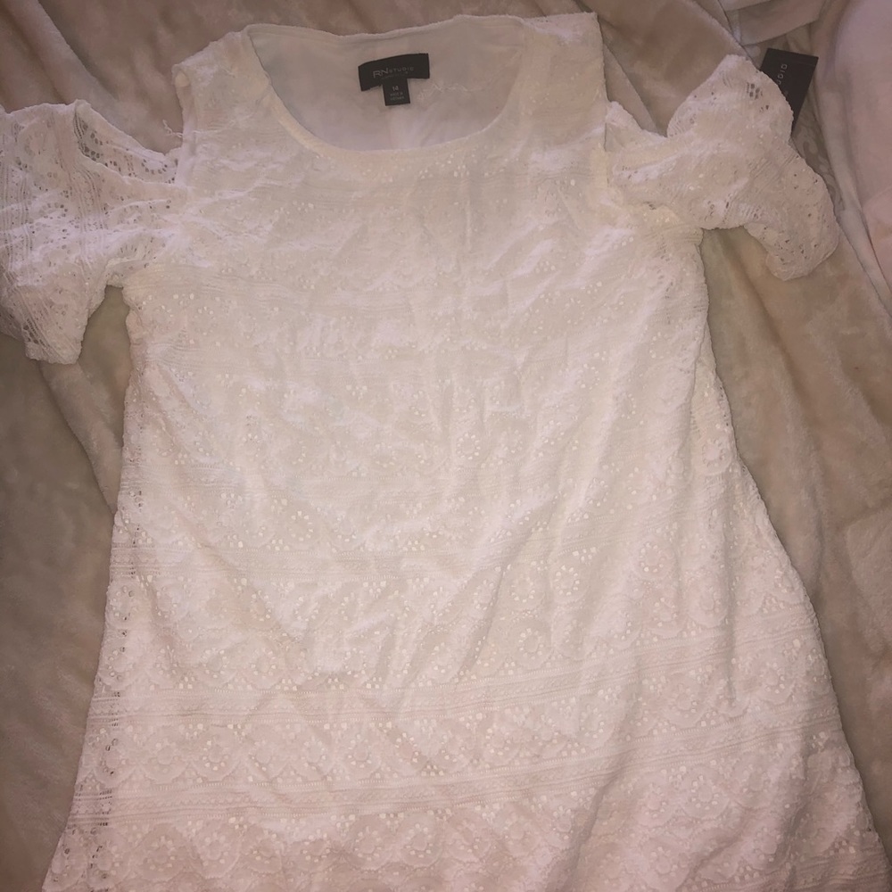 White Lace dress NWT